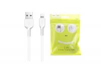 HOCO X13 Easy charged lightning cable 1м белый