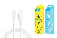 HOCO X25 Soarer charging data cable for lightning 1м белый