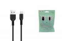 USB D.CABLE micro USB HOCO X13 Easy charged cable (черный) 1 метр
