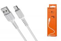 USB D.CABLE micro USB BOROFONE BX16 Easy charging cable (белый) 1 метр