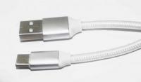 USB Дата-кабель USB - USB Type-C оплетка в катушке 1 метр
