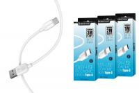 USB D.CABLE BOROFONE BX14 LinkJet Type-C cable (белый) 1 метр