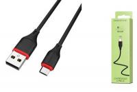 USB D.CABLE BOROFONE BX17 Enjoy charging cable for Type-C (черный) 1 метр