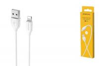 BOROFONE BX19 Benefit charging data cable for Lightning 1м белый