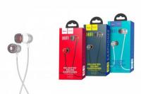 Наушники HOCO M31 Delighted sound universal earphones with microphone 3.5мм серебристый